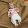 46cm Doll Toy Meadow 3D Painted Skin Bebe Reborn Baby Painted Hair Dolls Soft Vinyl Feel Touch Dolls Toys