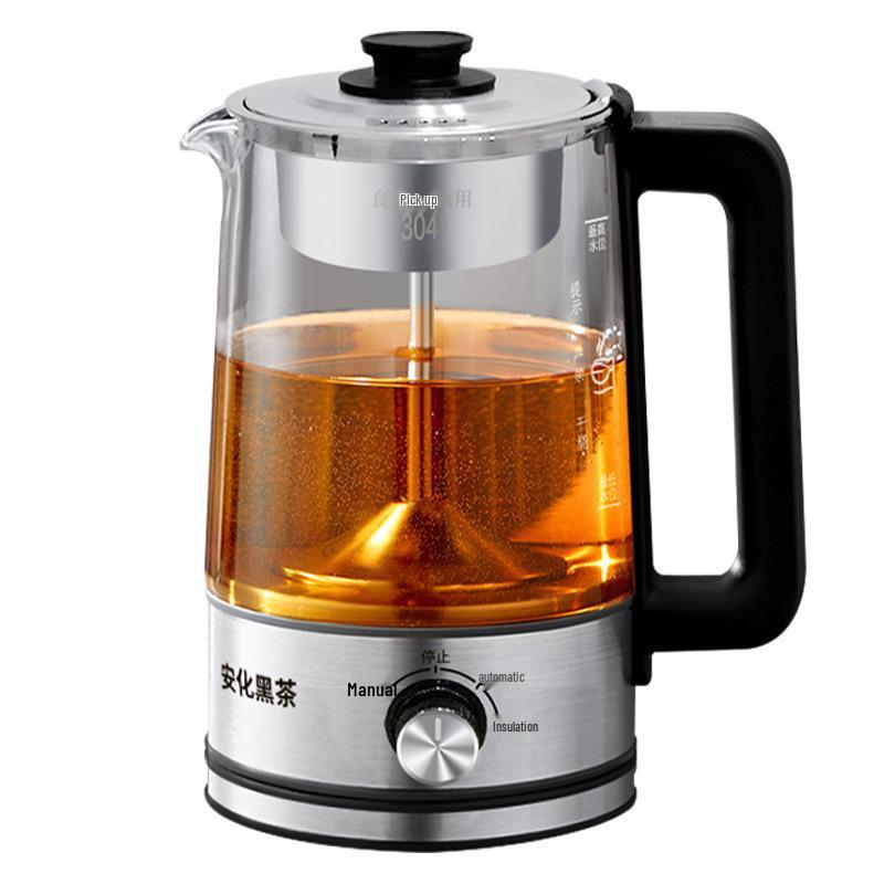 Electric Glass Spray Tea Maker, Large Capacity Steaming Kettle, Black Tea Health Pot