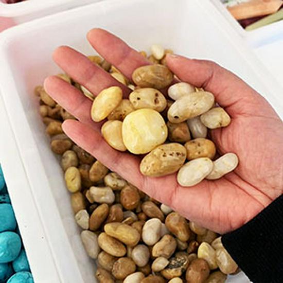Natural Polished Gemstones for Children's Fish Tank & Landscaping Décor