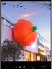 Large Halloween Pumpkin Lantern with Ghost and Spider Décor