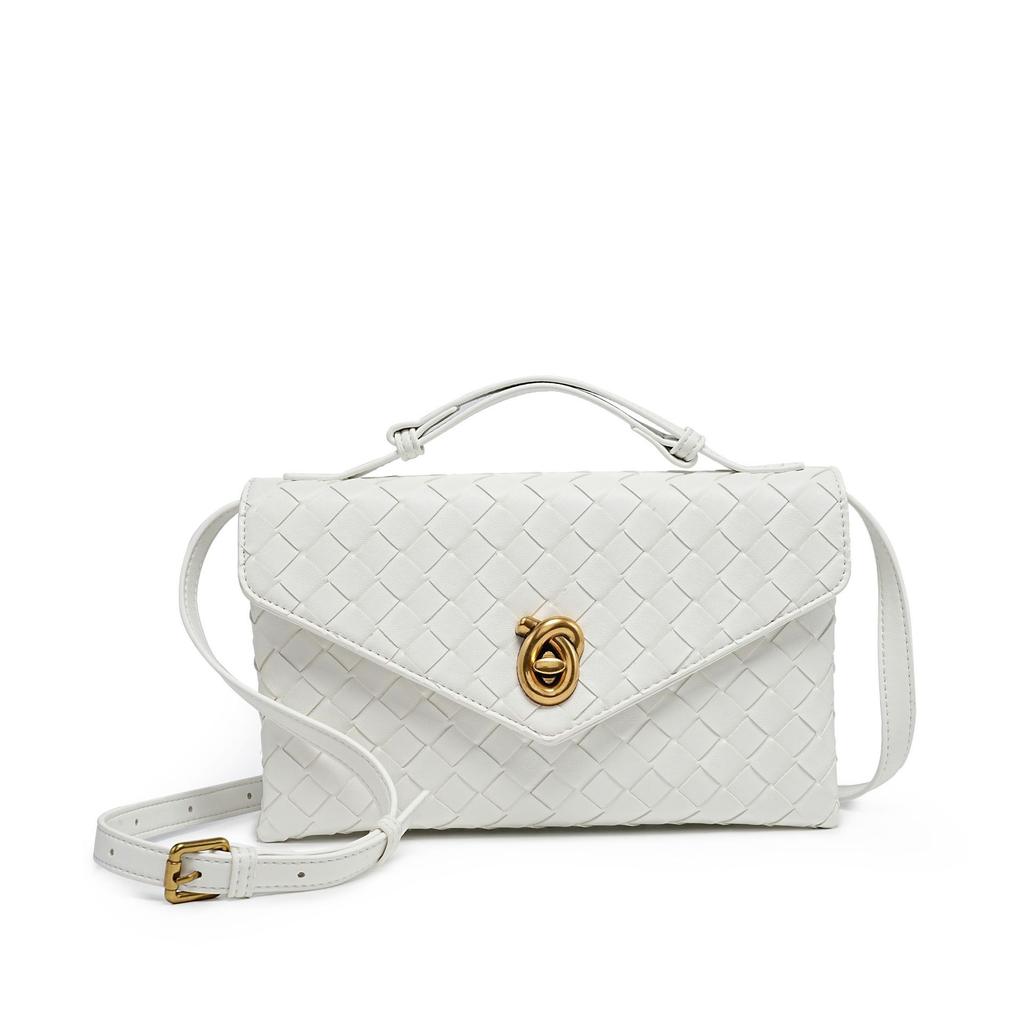 Nuovi prodotti transfrontalieri Borsa intrecciata KnotLock borsa a busta stile retrò old money moda casual borsa a spalla obliqua