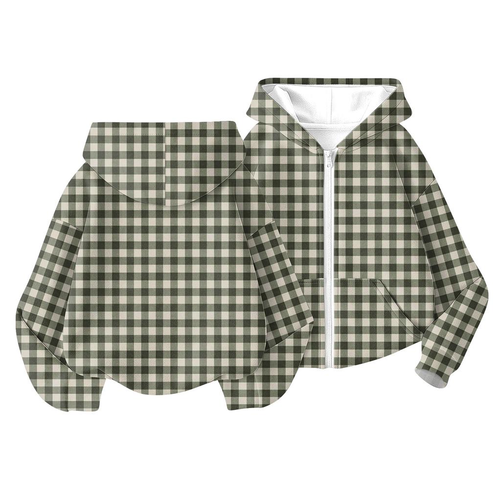 Moda dziecięca Bluza z kapturem z nadrukiem z długim rękawem Dziewczęca kurtka hoodie