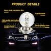 Ruiandsion H4 P43T Halogen Bulb 6V Headlight 45/40W 6 Volt