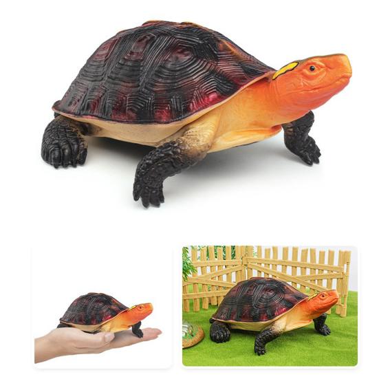 Simulation Turtle Model Realistic Tortoise Figurine Miniature Animal Educational Toy Home Office Desktop Decoration Ornament