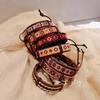 Handmade Ethnic Nepal Tibet Scenic Travel Zircon Bracelet