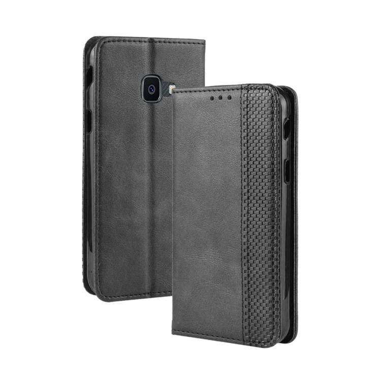 

Magnetic Buckle Retro Crazy Horse Texture Horizontal Flip Leather Case for Galaxy Xcover 4s / Xcover 4 , with Holder & Card Slots & Photo Frame For Galaxy Xcover 4s чёрный