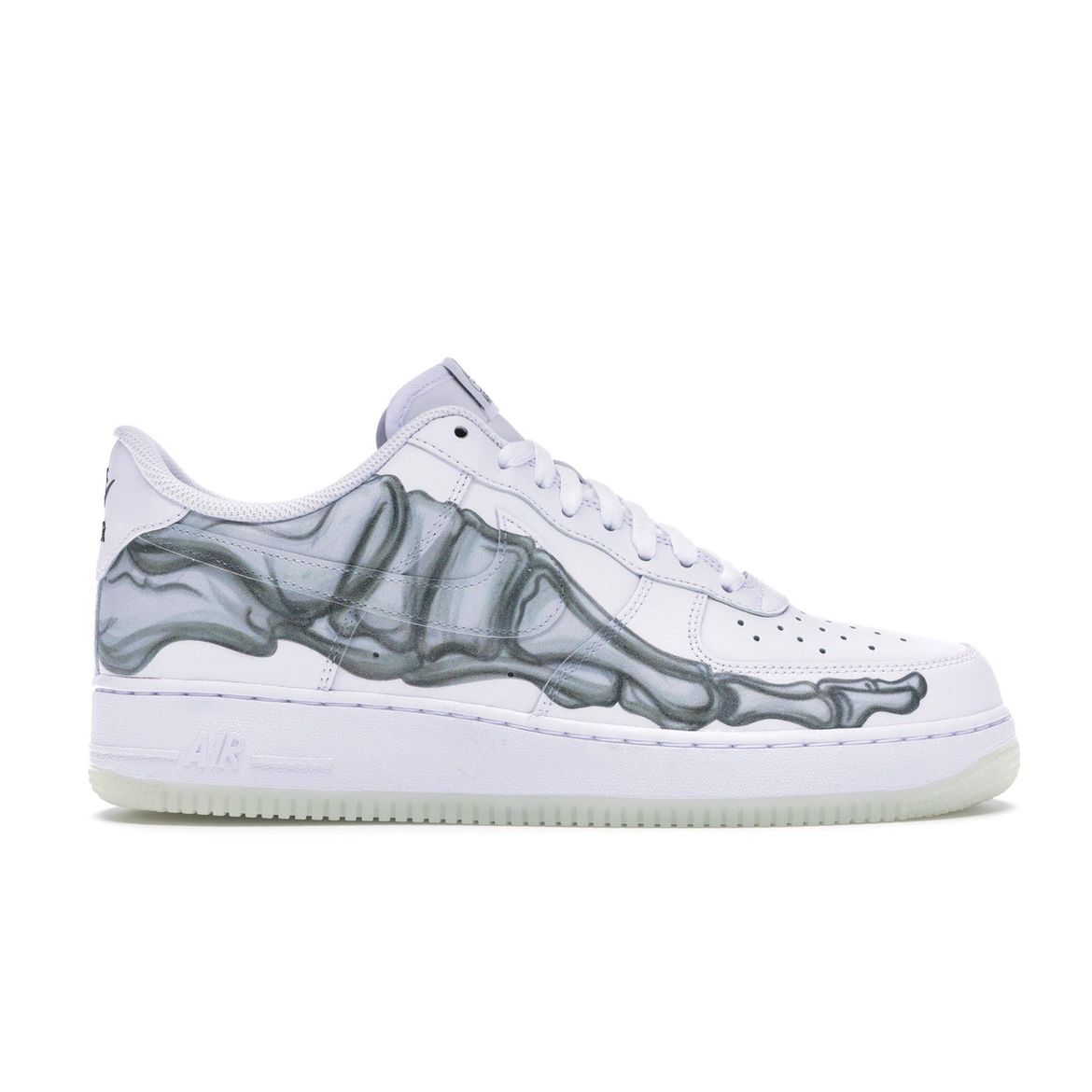 

Кроссовки унисекс Nike Air Force 1 Low QS Skeleton Белый Бело-Белый BQ7541-100