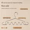 Wave-Shaped Stainless Steel Multi-Purpose Clothes & Underwear Hanger