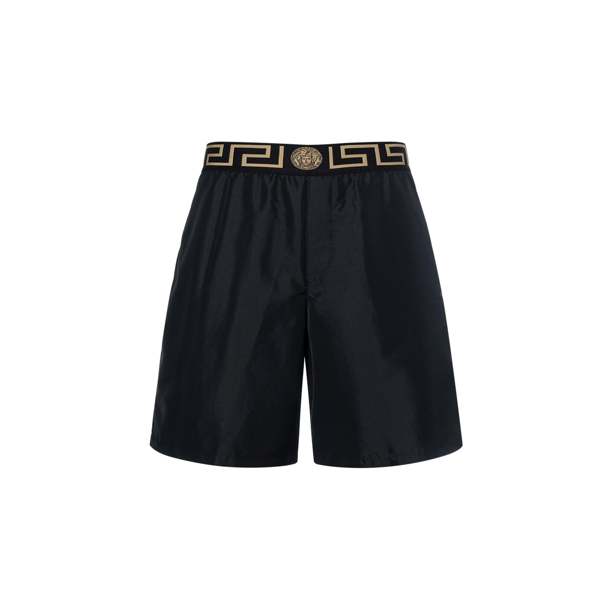VERSACE Greca Waistband Swim Shorts ABU01023-A232415-A80G