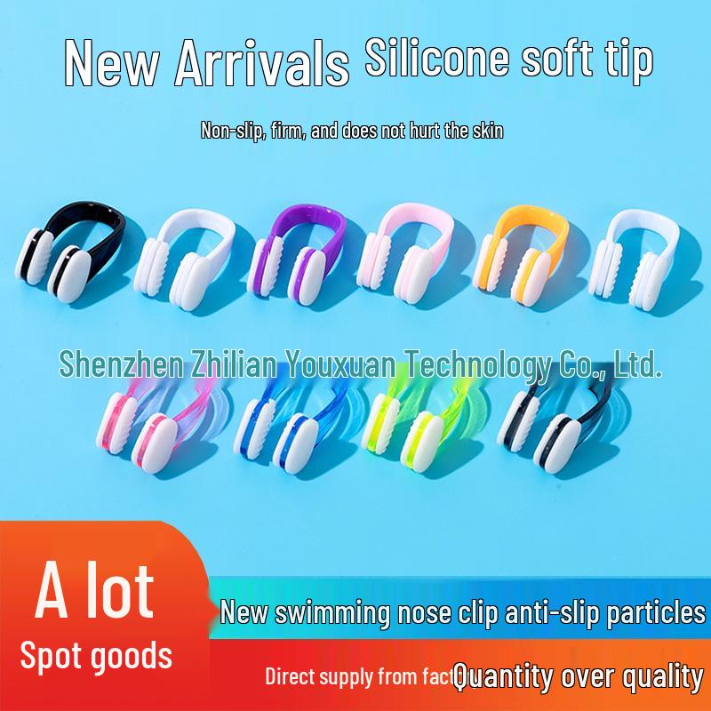 Comfortable Anti-Choking Swimming Nose Clip with Non-Slip Design - Available in Various Colors