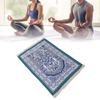 Pray Rug Thick Soft Embroidered Praying Mat with Tassel for Women Men Children Meditation