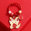 Zodiac Dragon 2024 New Year Dragon Key Chain Bag Pendant Chinese Dragon Key Ring  Backpack Pendant