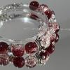 New fashion niche temperament versatile dark red crown high-end bracelet