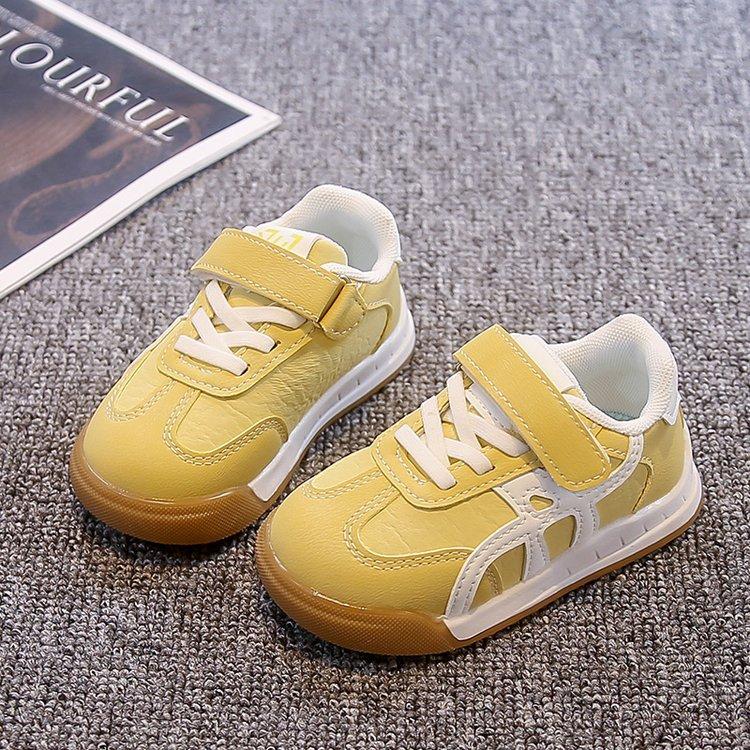 Children's Low-top Board Shoes Non-slip Little White Shoes 2025 Spring and Autumn New Girls' Sports Shoes Boys' Running Shoes Baby Shoes