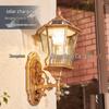 New Chinese Style Solar Outdoor Wall Lamp