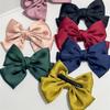 high quality7pcs/6pcs Spring and Summer Sweet Temperament Fabric Bow Hair Clip ins Princess Style Bang Clip Edge Clip Women's Hair Accessories