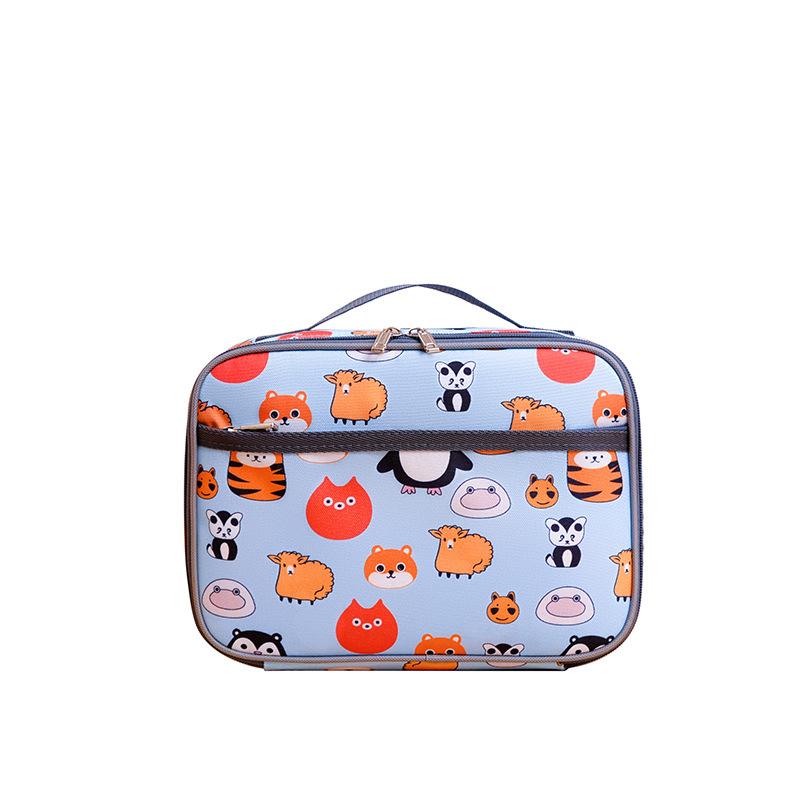 Kids Lunch Bag Insulated Large Capacity Lunch Box Bag for Kindergarten Backpack Storage Dinosaur Style