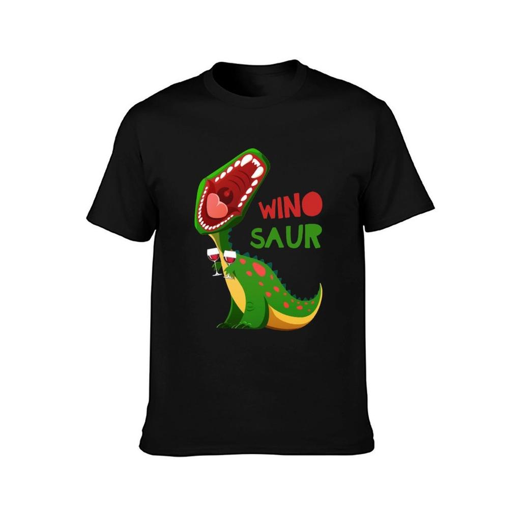 Winosaurus Roar Wine Drinking Winosaur TShirt Breathable Workout Short Sleeve Top