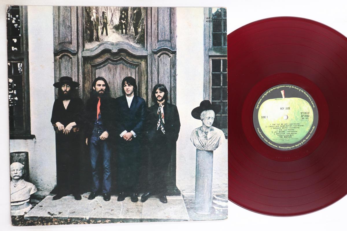 

LP Record BEATLES Hey Jude Red Vinyl AP8940 APPLE 1970 Japan Rock Used
