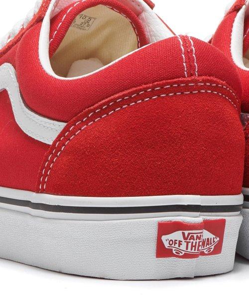 [Vans] Old Skool - Racing Red:White VN0A4BV5JV61