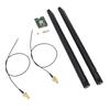 WiFi 6E Wireless Card M.2 NGFF Bluetooth 5.2 4200Mbps Tri Band 2.4Ghz 5Ghz 6Ghz Network Adapter Include 8dBi Antenna