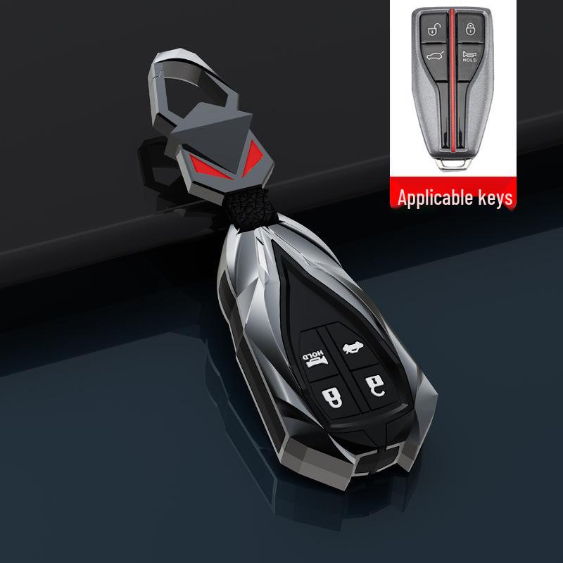 Premium Hongqi Key Case: HS5, H5, New H7, 19-23 HS7, and H9 Models - Unisex Car Key Shell