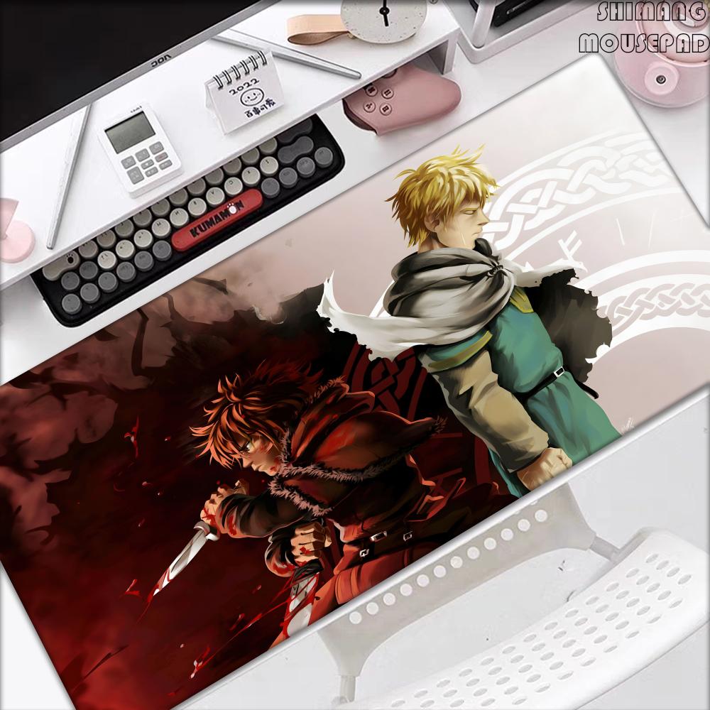 Großes Mauspadd Vinland Saga Mauspadd Gaming Groß Xxl Gamer Tastatur Mausmatte Schreibtischschutz Zubehör Computer PC Schreibtische Unterlagen