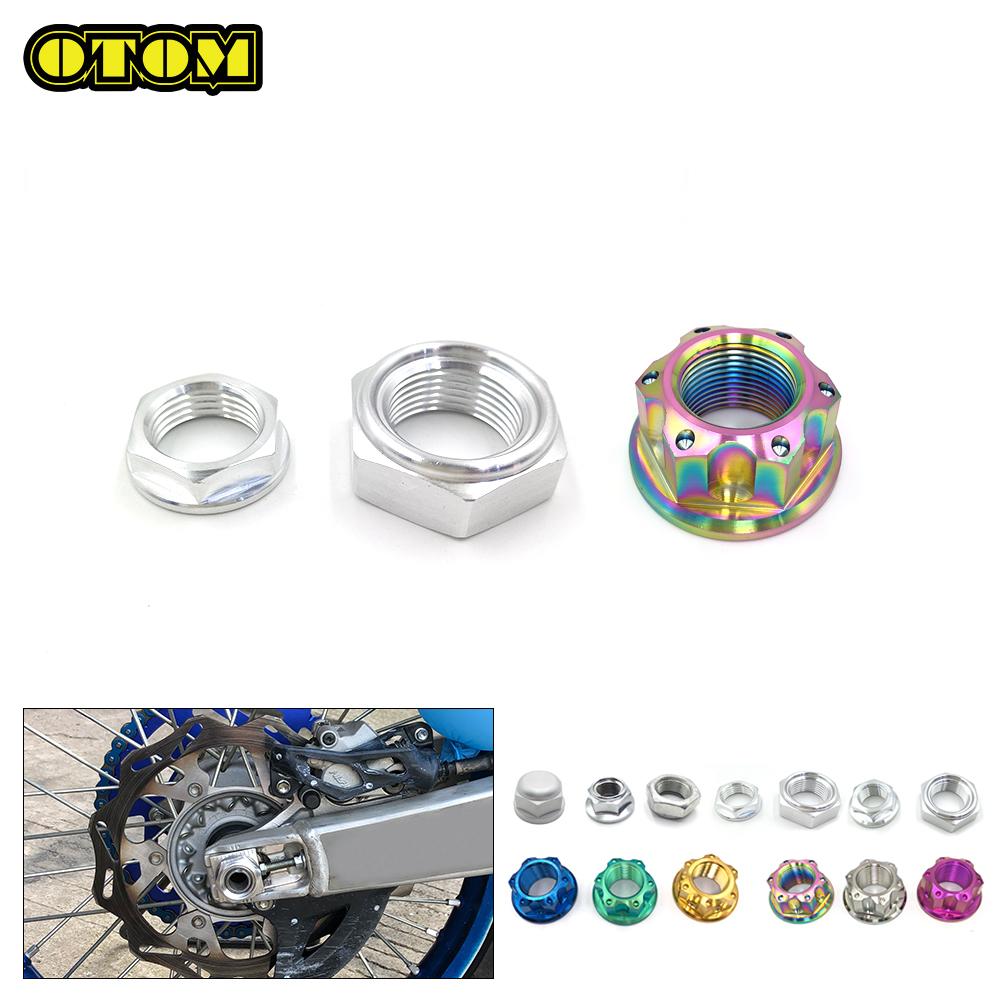 Copri Dado Vite Dado Ruota Asse Anteriore Posteriore M16 M18 M20 M22 Tappo Distanziale Fermo Asse Perno Ruota Per KTM HONDA YAMAHA KXF