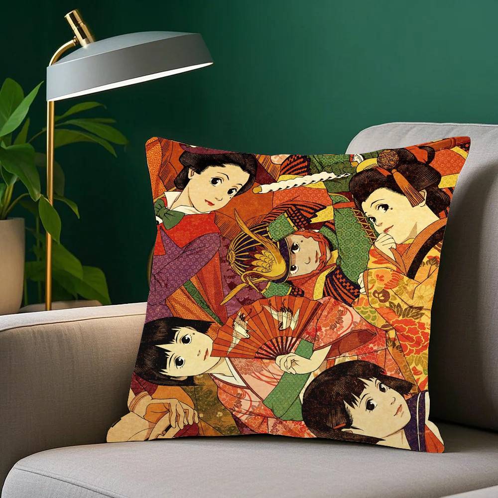 Anime M-Millennium Actress Pillow Case Fashion Square Pillowcase Bedroom Sofa Room Ins Decoration Leisure