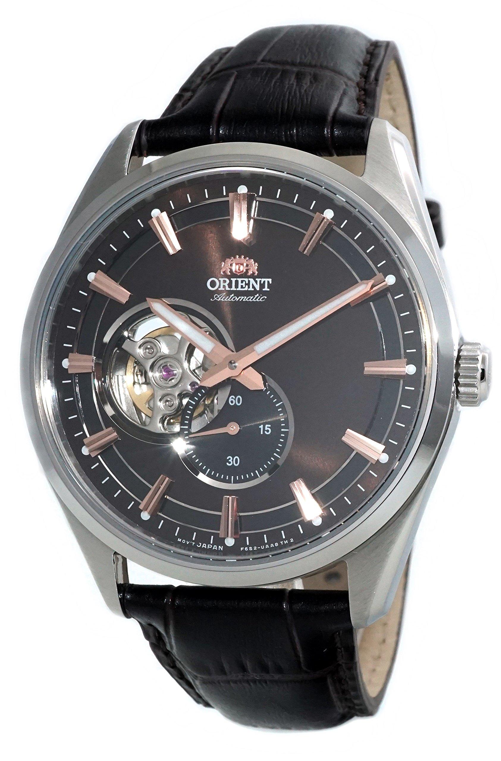 

ORIENT Classic Mechanical Open Heart Small Seconds Brown Dial Sapphire Watch RA-AR0005Y