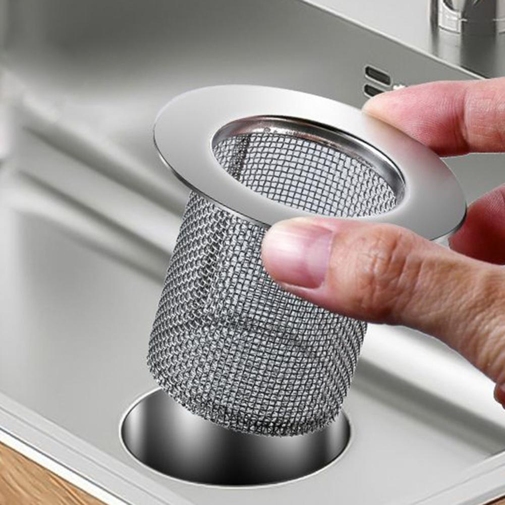 Drainage System Floor Drain Filter 1 Piece Reusable Silver Fine Mesh Hickened Multifunctional 304 Steel Brand New