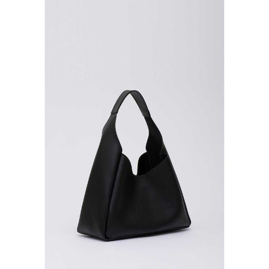 Schwarze Shk19 Make-up-Tasche aus Kunstleder mit Reißverschluss, Hand- und Umhängetasche mit Druckknopfverschluss E:33L:15W:10cm