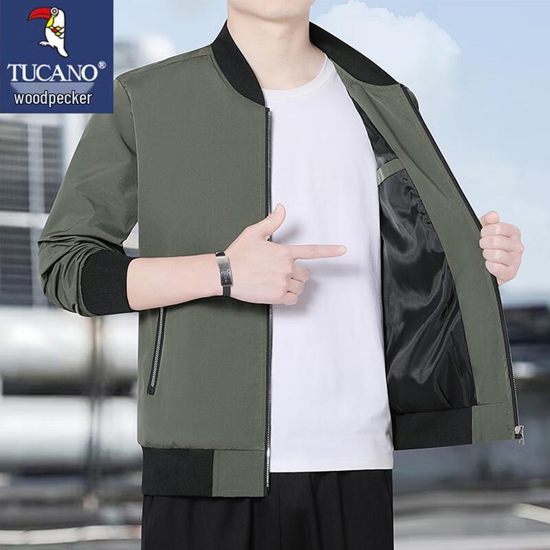 TUCANO Men's Baseball Collar Casual Jacket