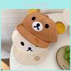 Cotton Cartoon Bear Unisex Baseball Cap With Embroidery For Summer Outdoor Activities
