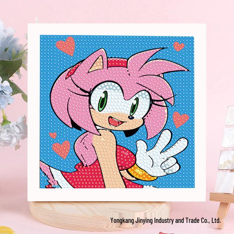 Sanrio Children's Diamond Painting with Frame Stickers - DIY Handmade Gift Set