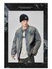 GURBAKS Retro Distressed Jeansjacke - Herren Locker Lässig Trend