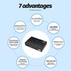 DC1018L Mini Portable UPS Backup Power Adapters 5V 9V 12V Uninterruptible Power Supply Power Supply for WiFi Router