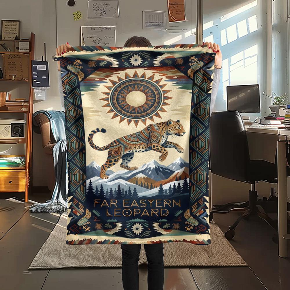 

1PC Healing pastoral style Print FlAannel Blanket, High quality Comfortable for All Seasons, Home Decor, Warmth and Comfort 80cm x 120cm
