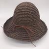 Handwoven Straw Hat For Women With Large Brim Summer Sunshade Foldable Sun Hat For Beach And Outdoor Use