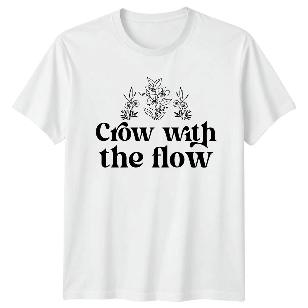 Grow With The Flow Floral Nature Graphic TShirt For UnisexUnisex S