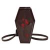 Women Coffin Satchel Purse Novelty Gothic Crossbody Bag Versatile Rose Crossbody Pouch Gothic Coin Purse Halloween Gift