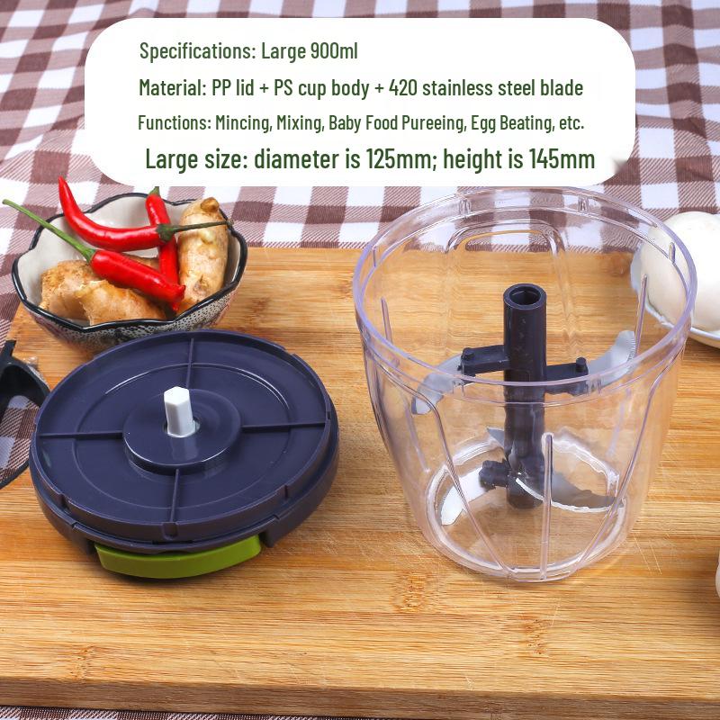 Manual Garlic Press & Mincer for Baby Food and Chopping