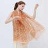Elegant Windproof Imitation Silk Classic Paisley Print Scarf Shawl Women Head Wraps Casual Outdoor Travel Beach Towel