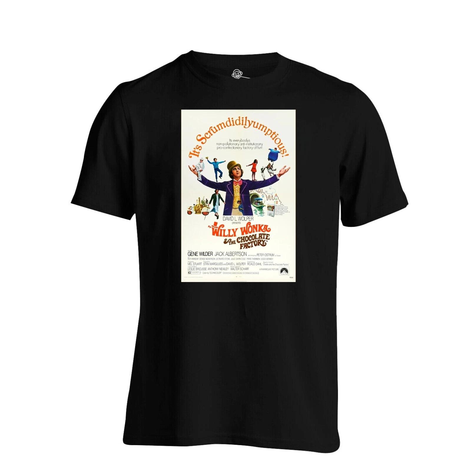

Willy Wonka & the Chocolate Factory 1971 T Shirt Classic Movie Film Poster Print 3XL