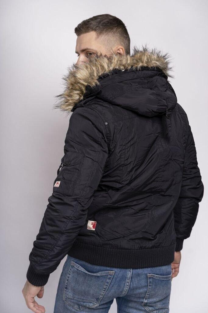 Lonsdale Jarreth Hooded Winter Jacket schwarz
