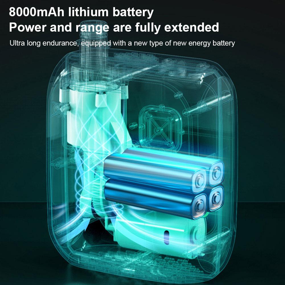 Wireless Air Pump 8000mAh Electric Paddle Pump Rechargeable Dual-Stage Inflation Portable Electric Pump For Kayaks Wind Win J7X1