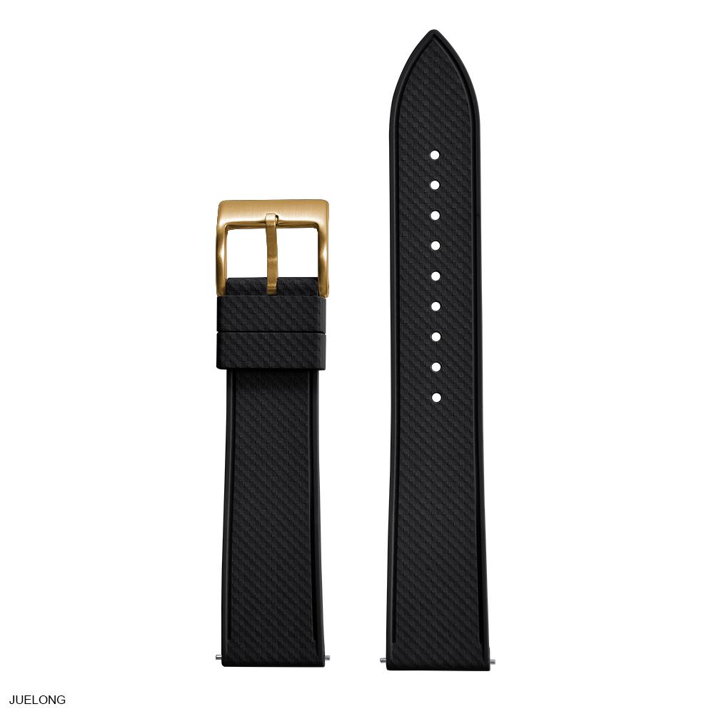 Premium Mosaik FKM Gummi Taucheruhr Armband 20mm 22mm Staubdicht Wasserdicht Schnellverschluss Für Herren Damen Taucheruhren