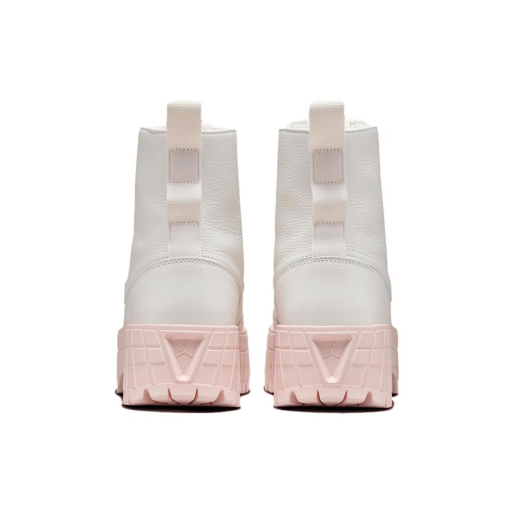 Air Jordan 1 High Brooklyn Voile Rose Légende Baskets Femme Blanc FJ5737-116