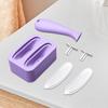 Ice Face Roller Silicone Massager Ice Mold Facial Roller for Facial Contouring Cold Therapy