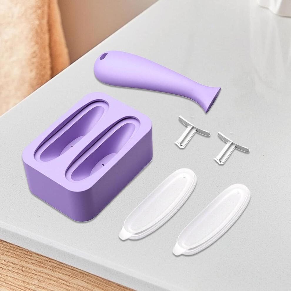 Ice Face Roller Silicone Massager Ice Mold Facial Roller for Facial Contouring Cold Therapy
